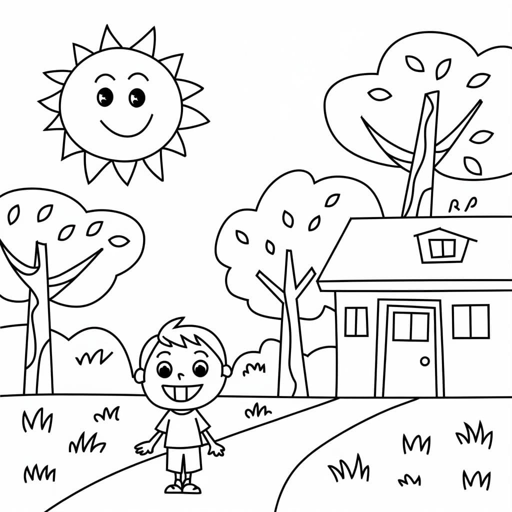 Happy Weekend For Free coloring page