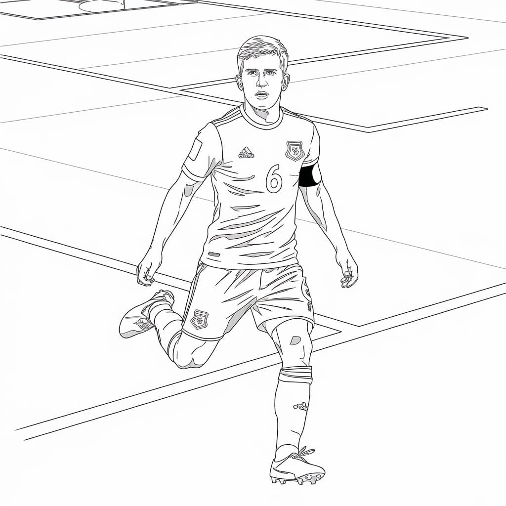 Harry Maguire Image coloring page