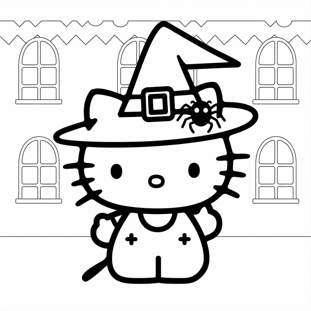 Hello Kitty on Halloween Holiday