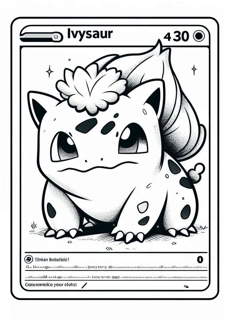 Ivysaur Pokemon Card