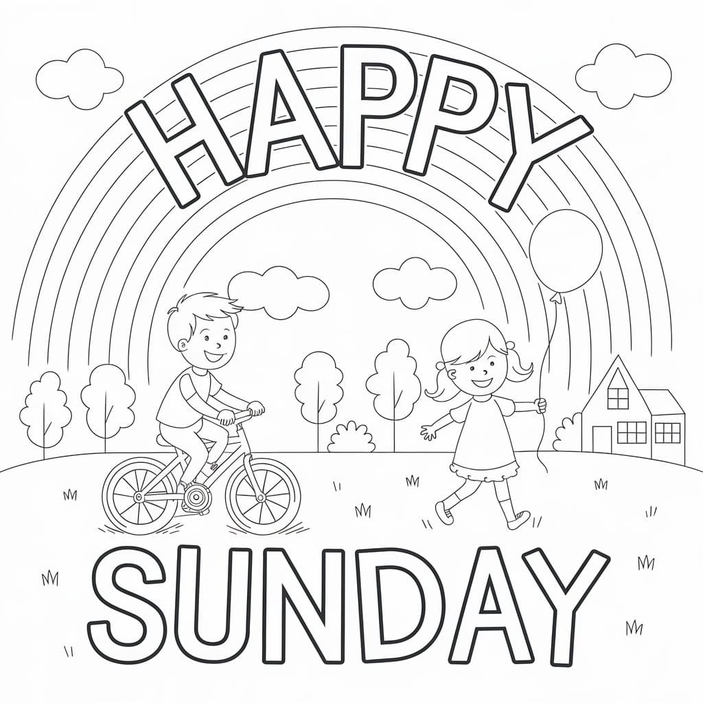 Kids and Happy Sunday