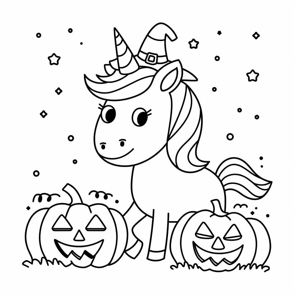 Little Halloween Unicorn