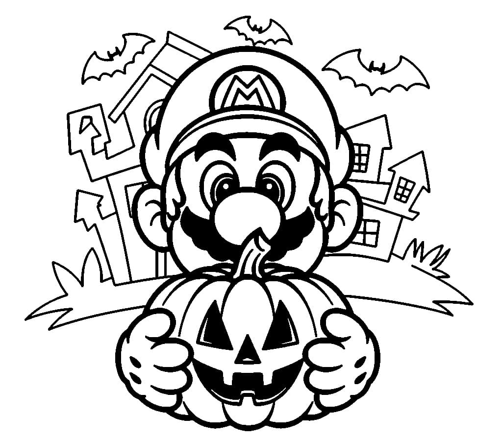 Mario and Halloween Haunted House