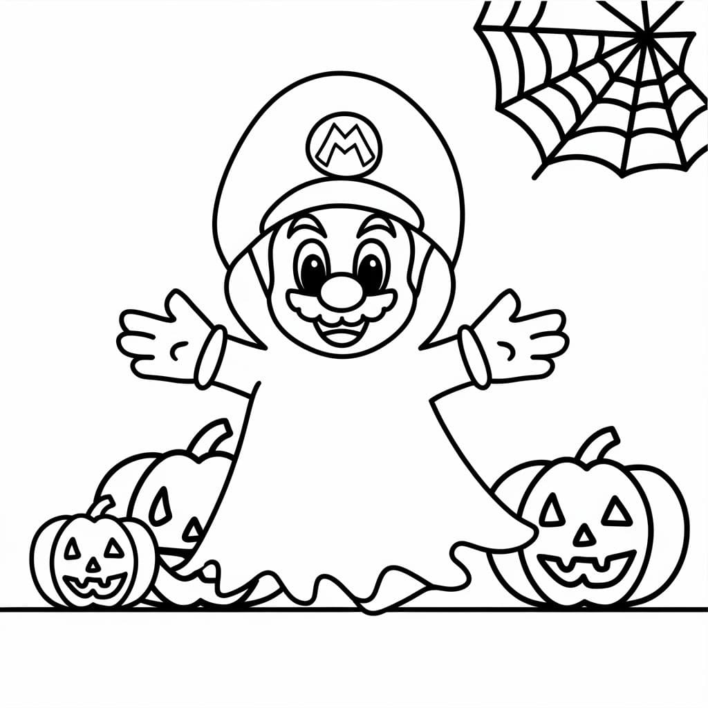 Mario Halloween Ghost