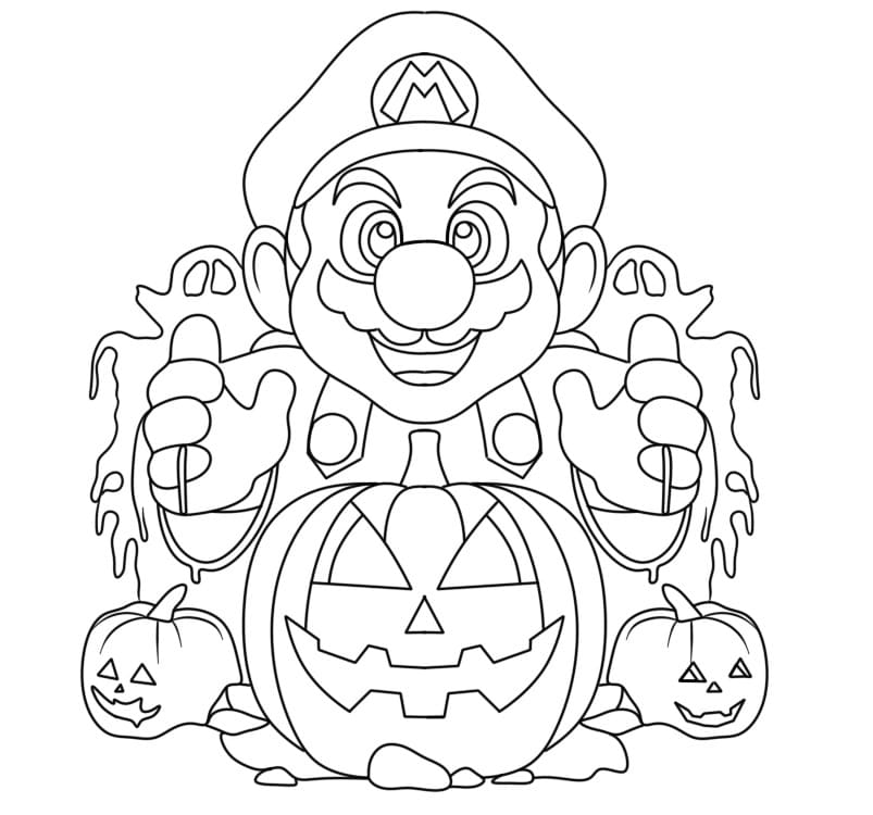 Mario Halloween Image