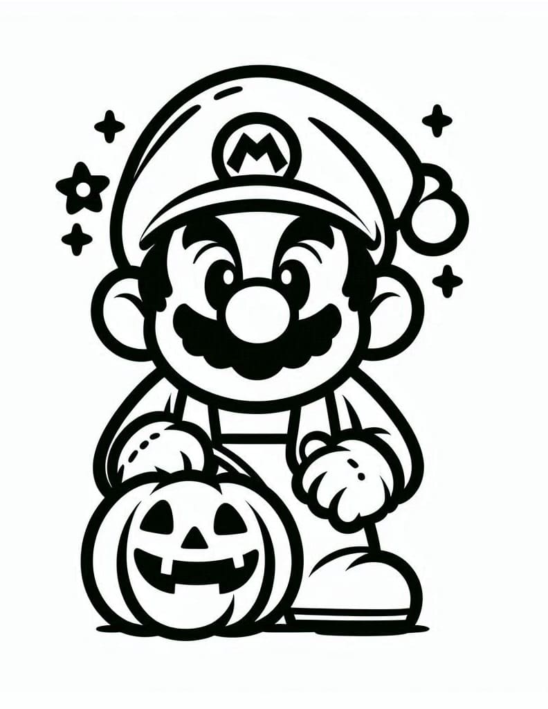 Mario Halloween Printable