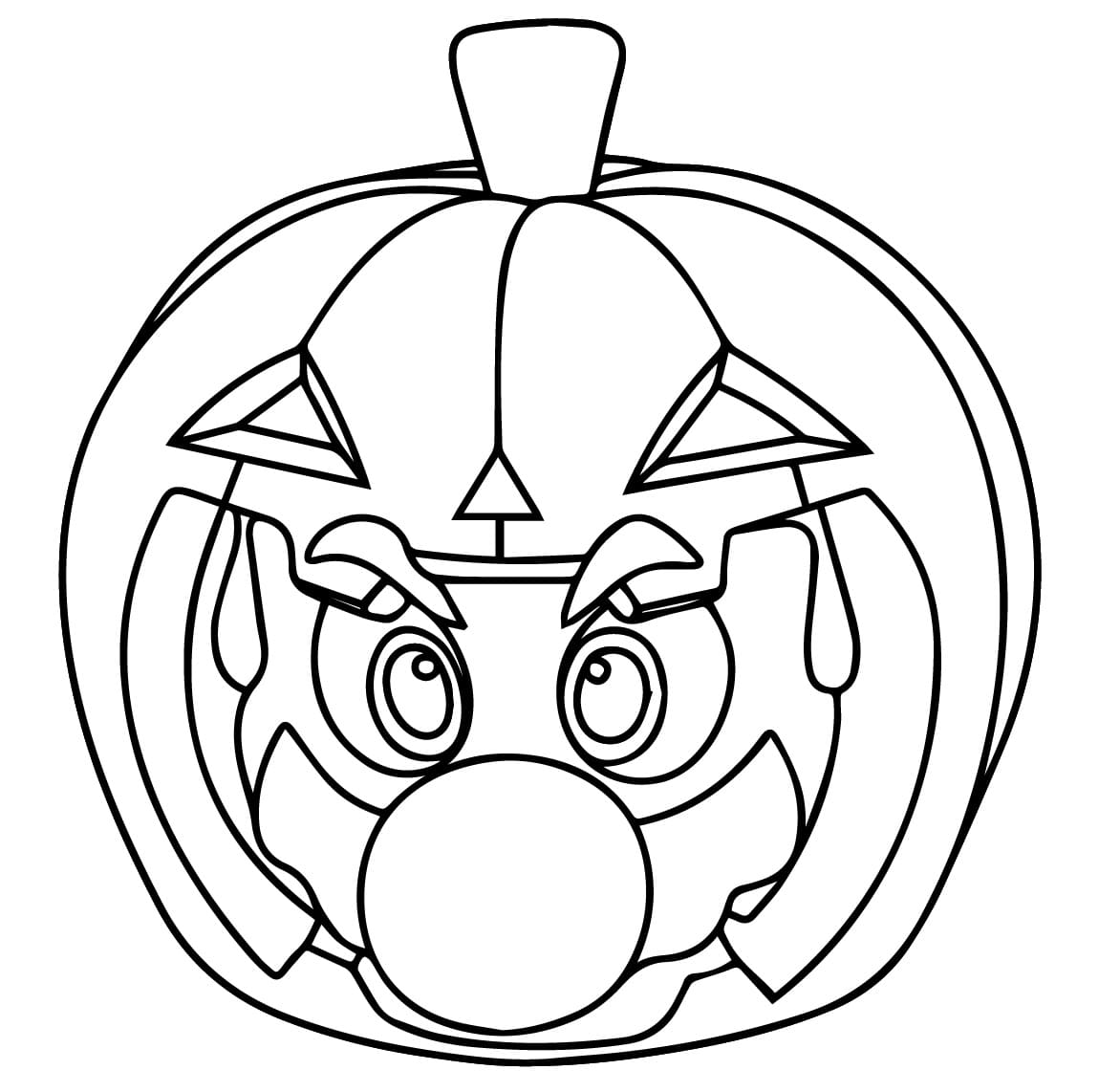 Mario Halloween Pumpkin