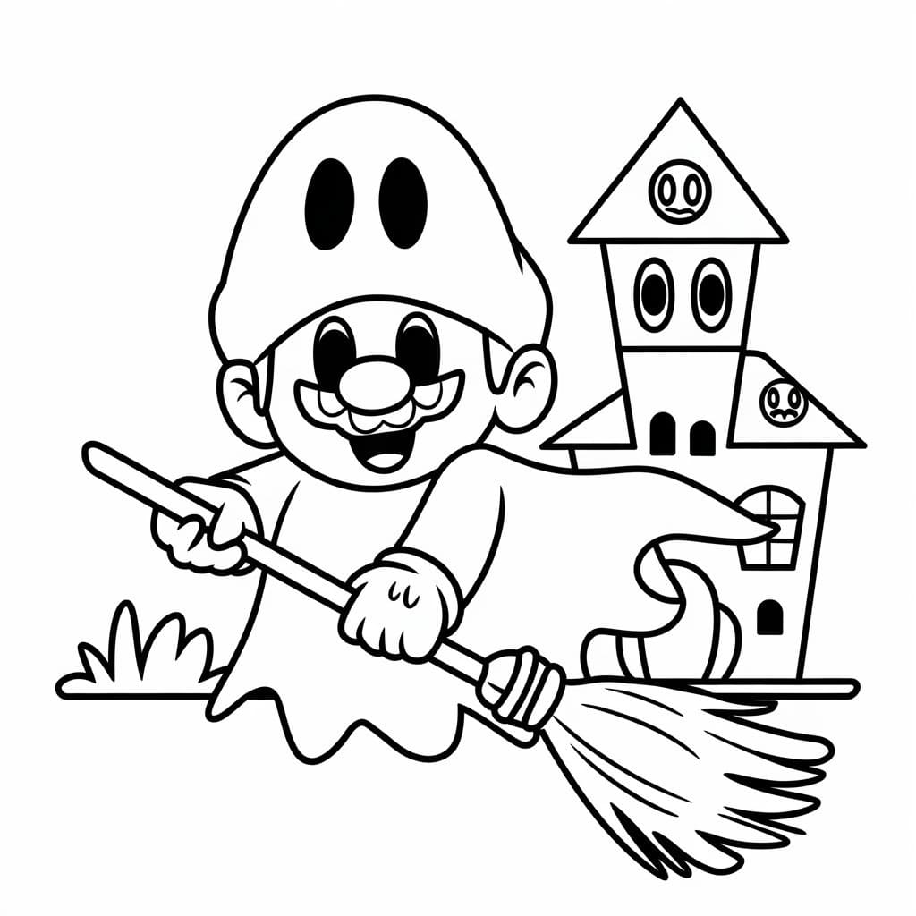 Mario Halloween to Print