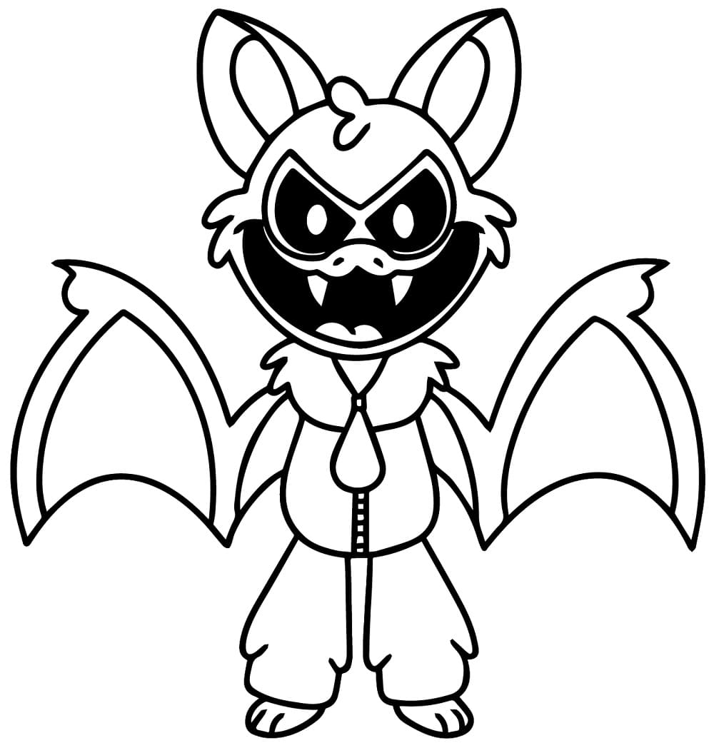 Nightmare Critters Rabie Baby coloring page