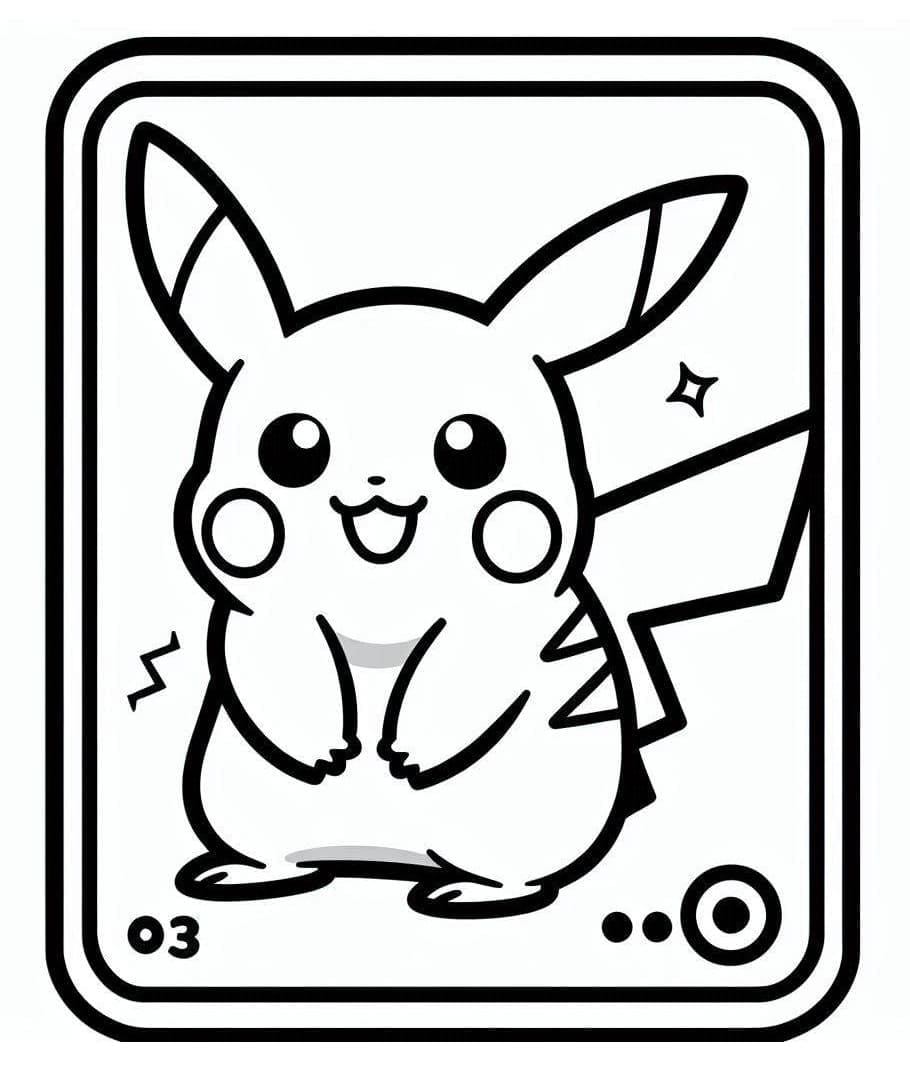 Pikachu Pokemon Card