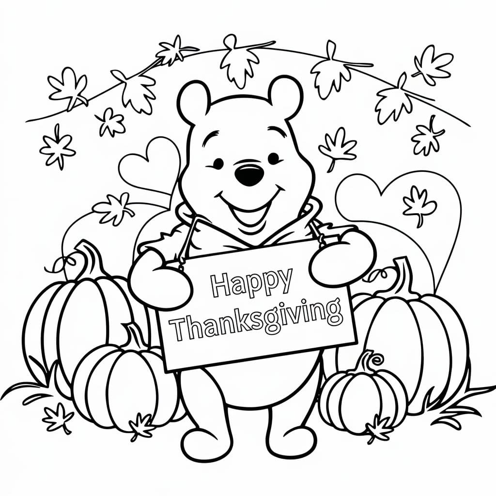 Pooh Disney Thanksgiving