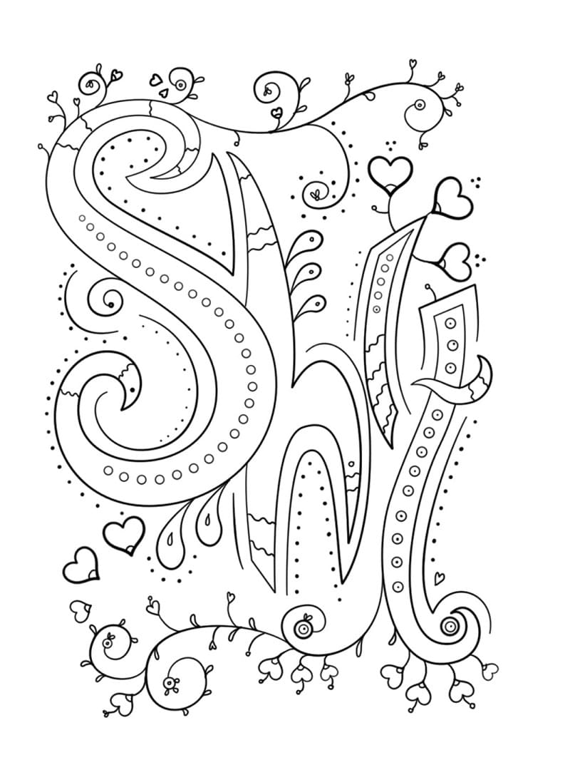 Printable Swear Word For Adult coloring page