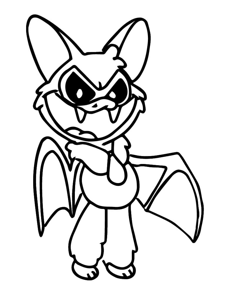 Rabie Baby in Nightmare Critters coloring page