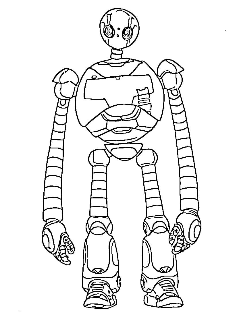 Roz The Wild Robot coloring page