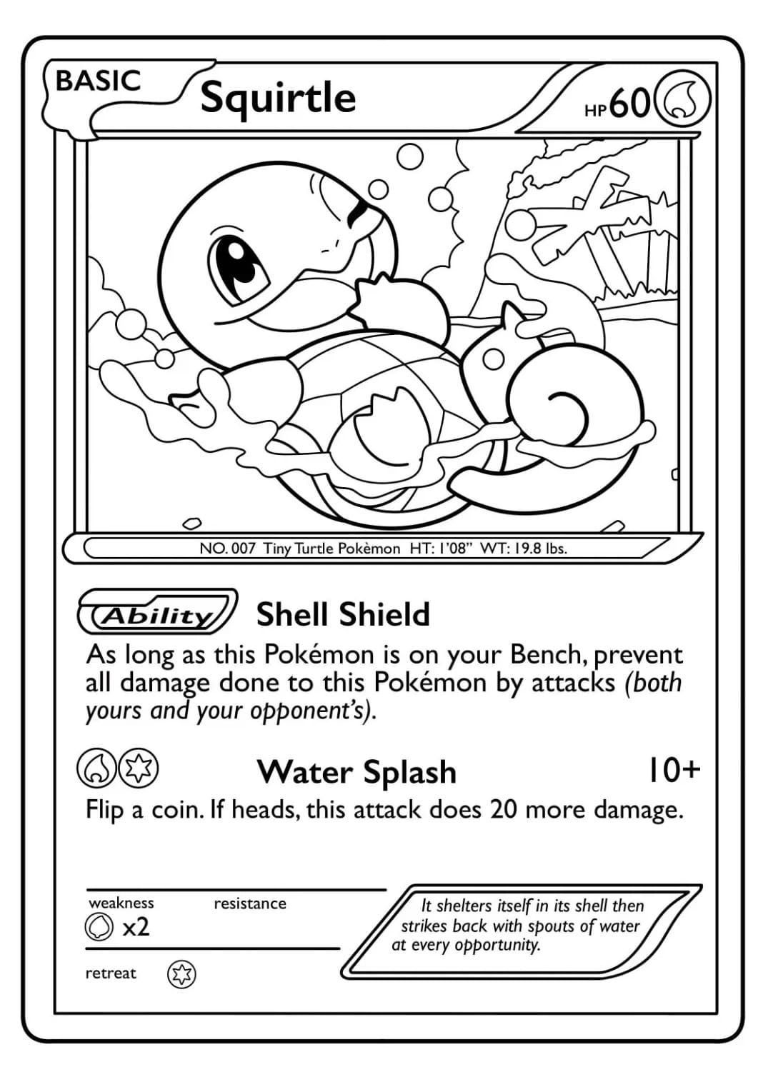 Squirtle Pokemon Card