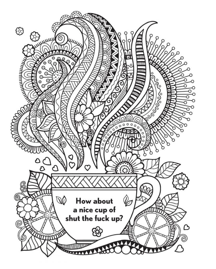 Swear Word For Free coloring page