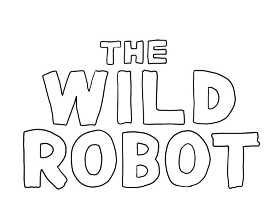 The Wild Robot Banner coloring page