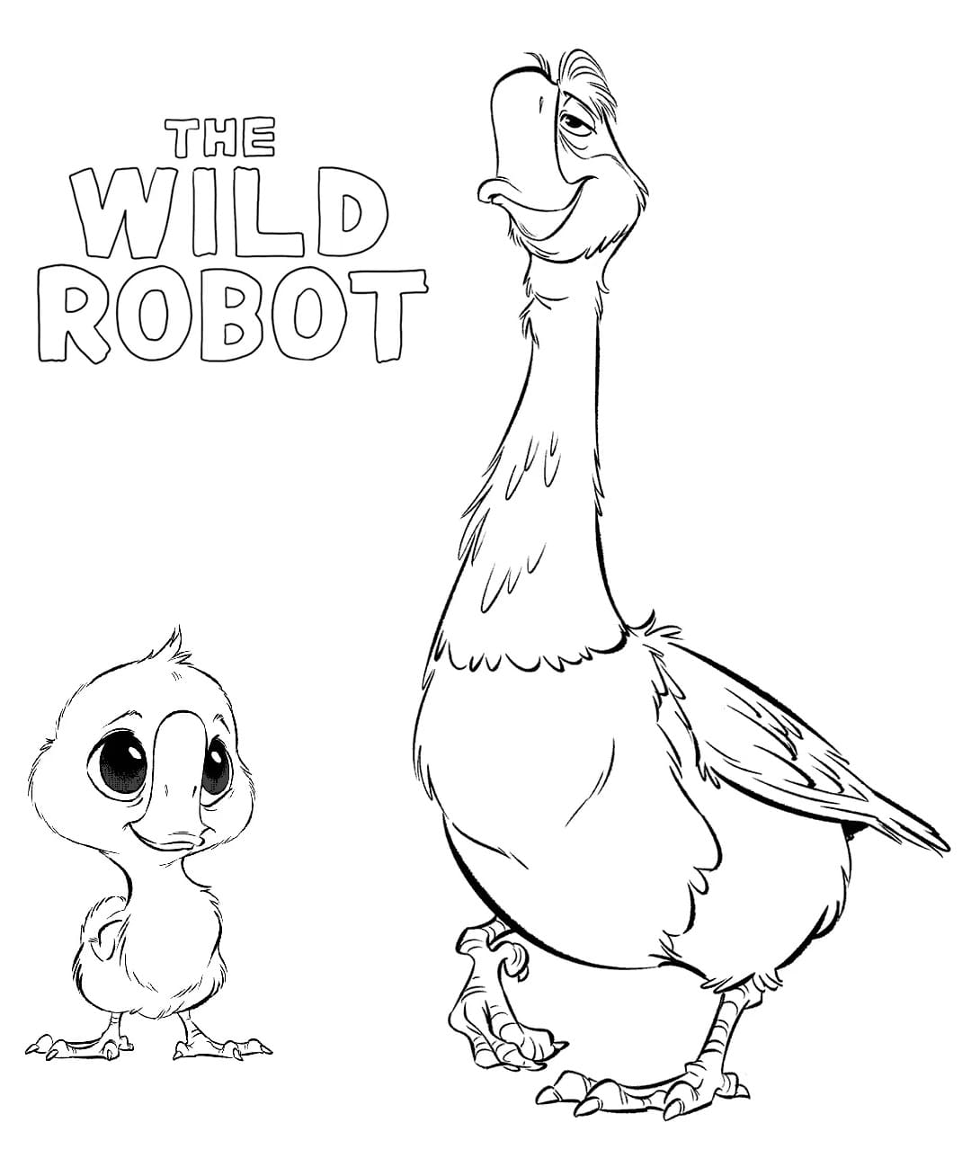 The Wild Robot Cartoon