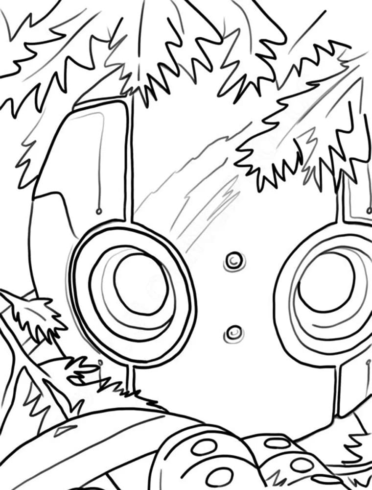 The Wild Robot Free Printable coloring page