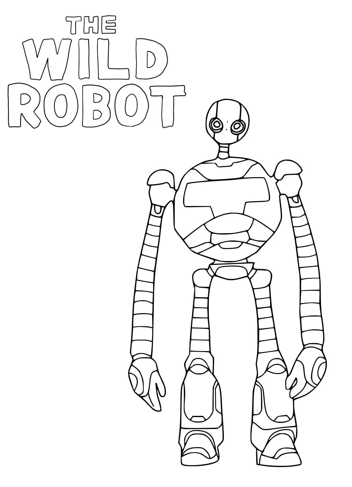 The Wild Robot coloring pages