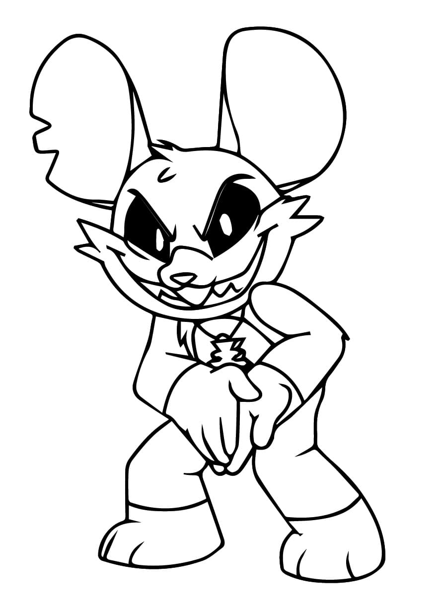 Touille from Nightmare Critters coloring page