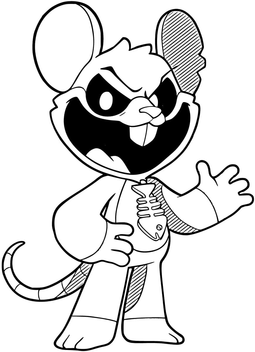 Touille Nightmare Critters coloring page