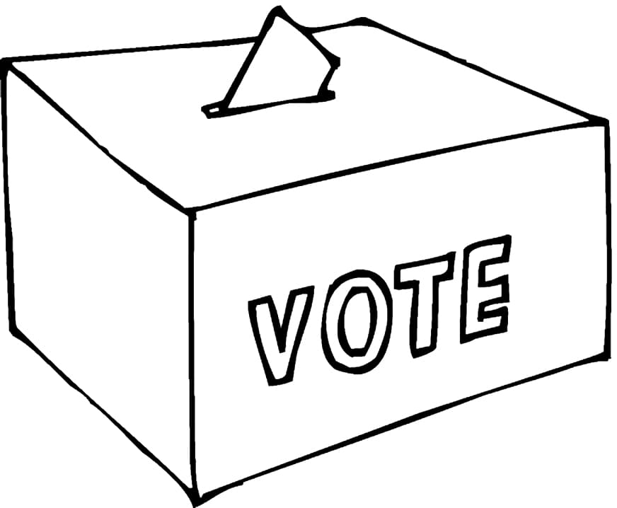 Vote Box For Election Day