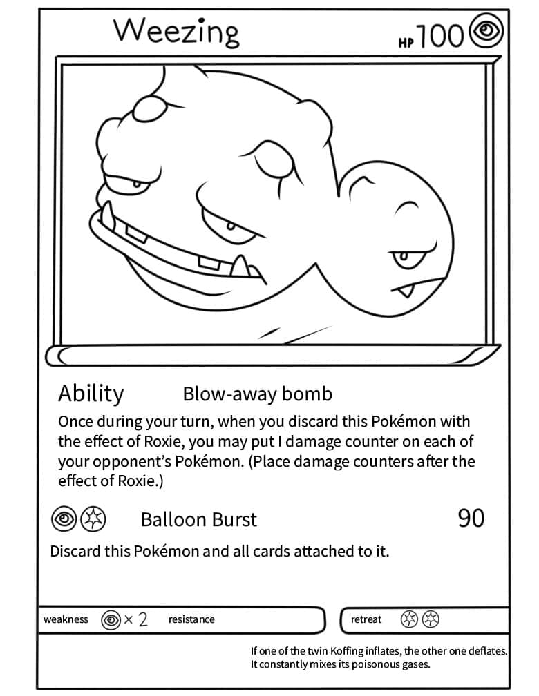 Weezing Pokemon Card