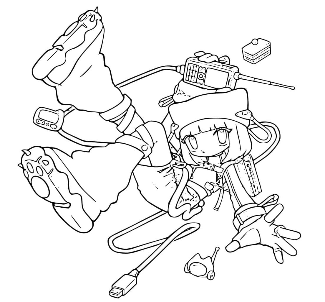 Y2K Image coloring page