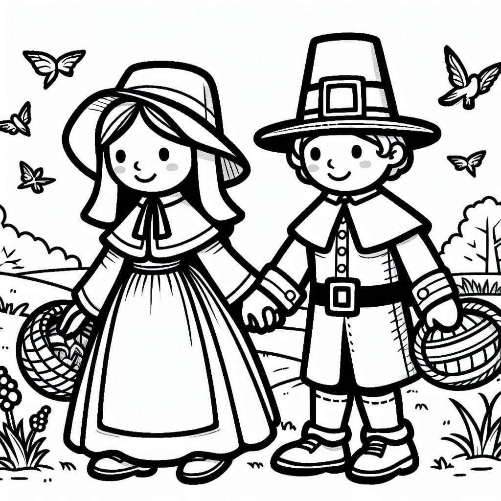 A Pilgrim Couple