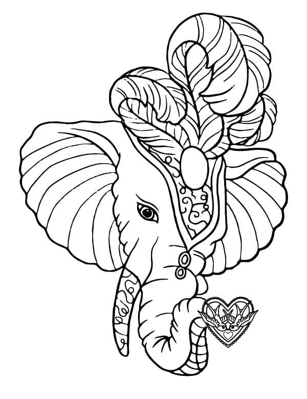 Boho Elephant