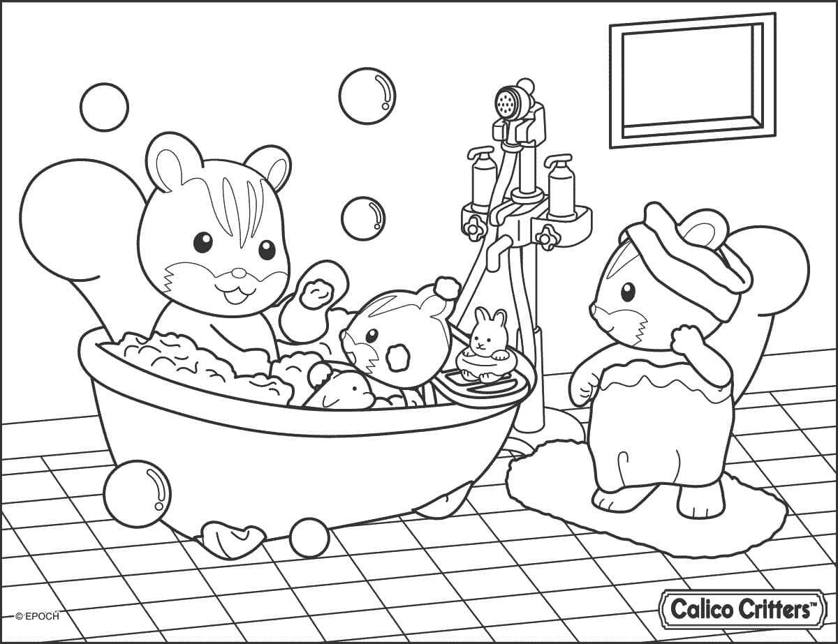 Calico Critters Bathroom