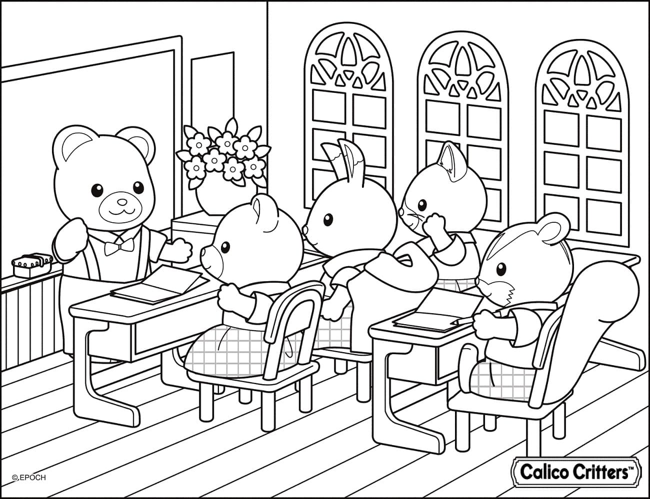 Calico Critters Classroom