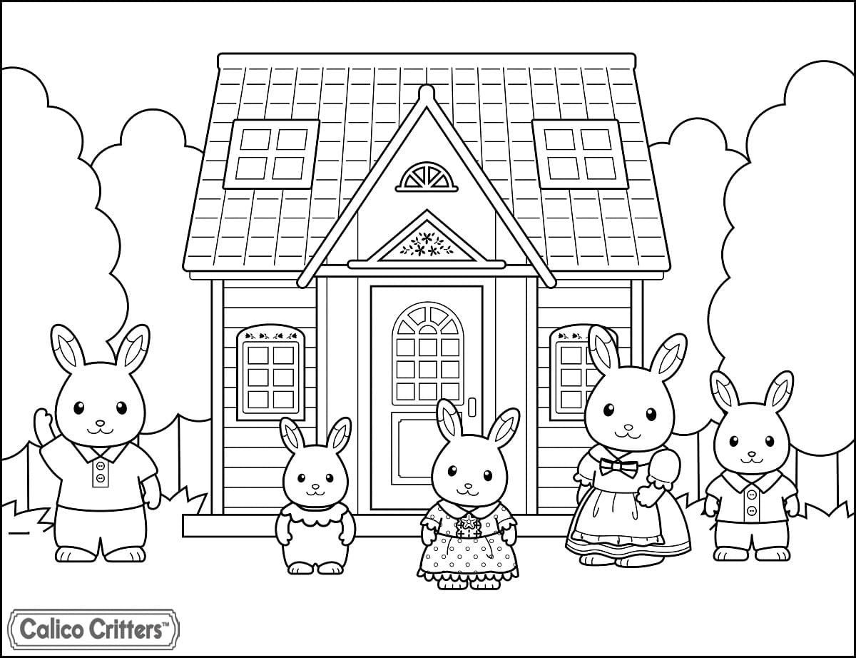 Calico Critters Family