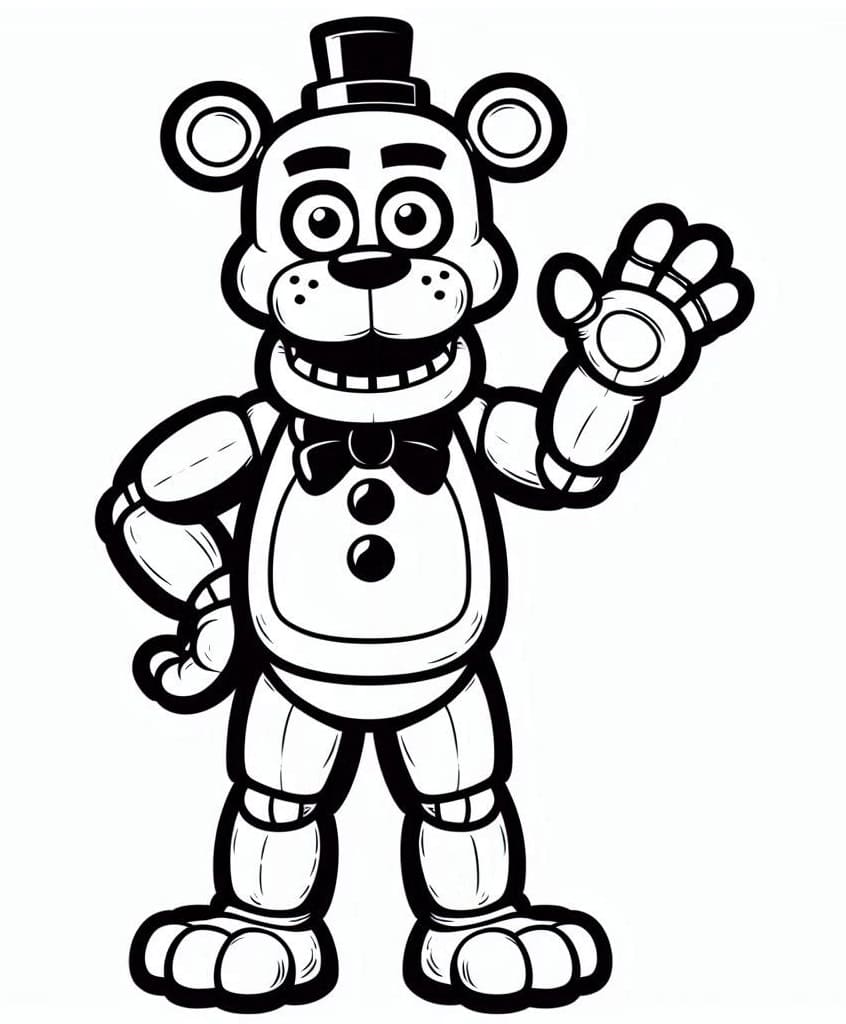 Cartoon Freddy Fazbear