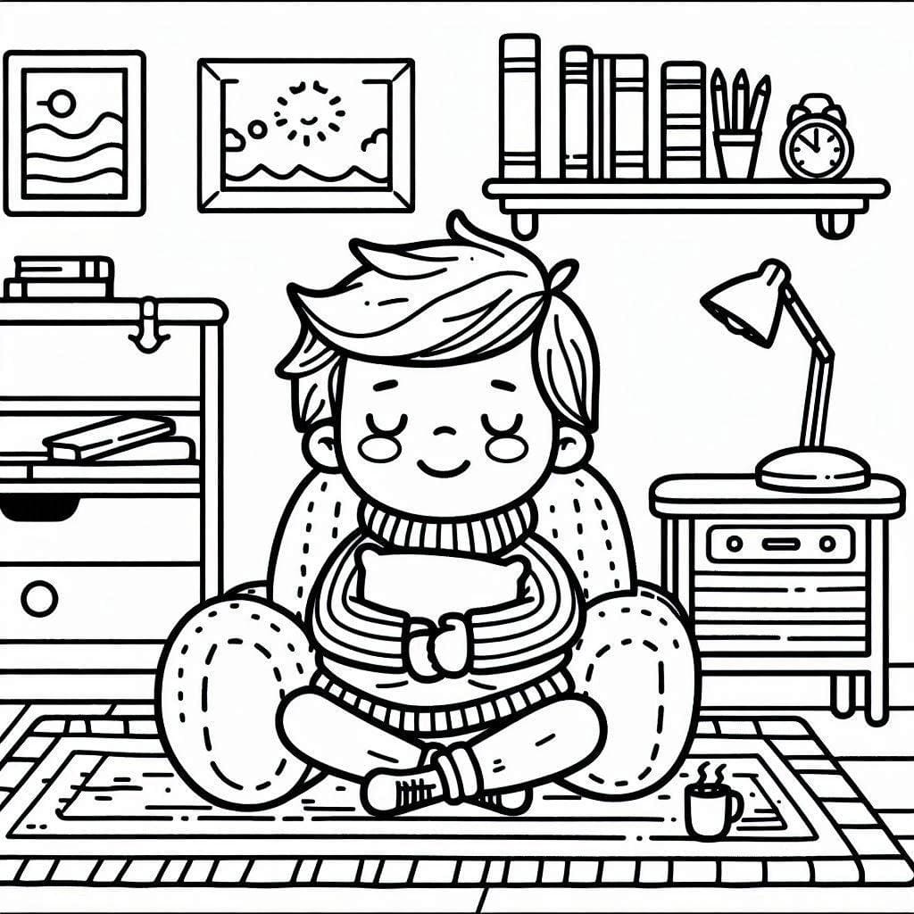 Cozy coloring pages