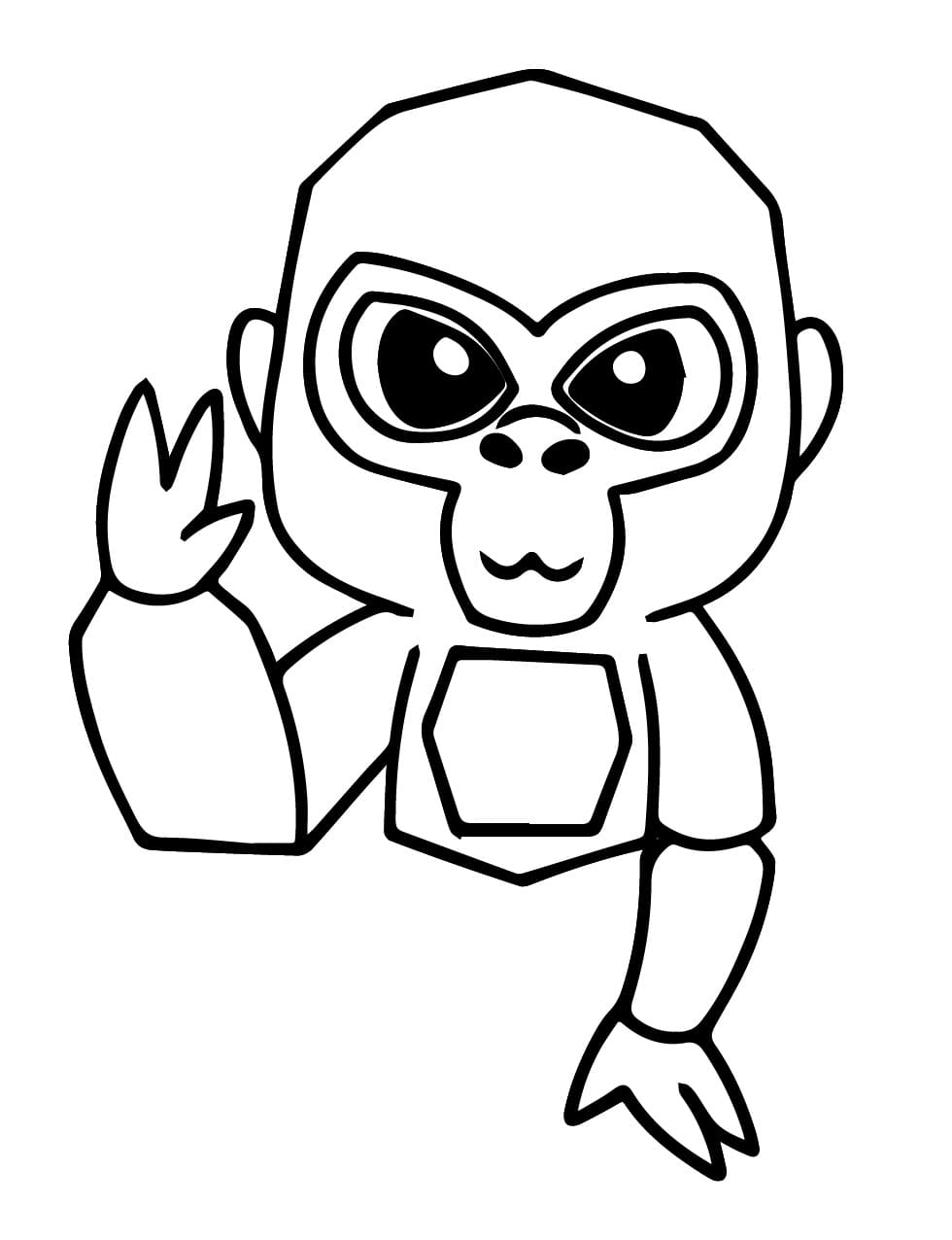 Cute Gorilla Tag