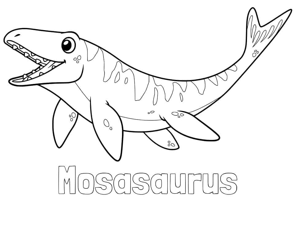 Cute Mosasaurus