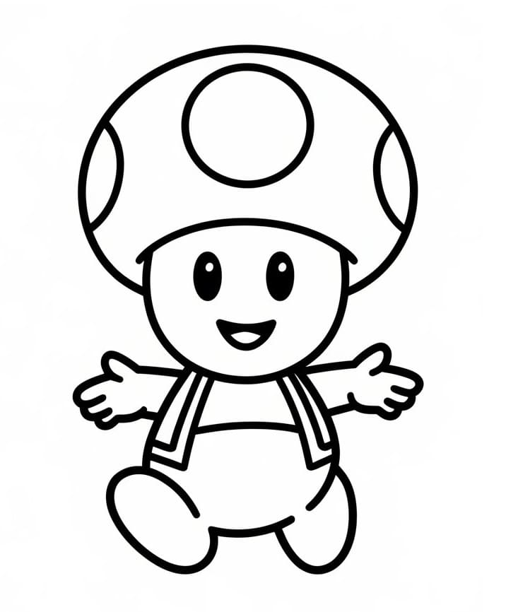 Cute Toad from Mario