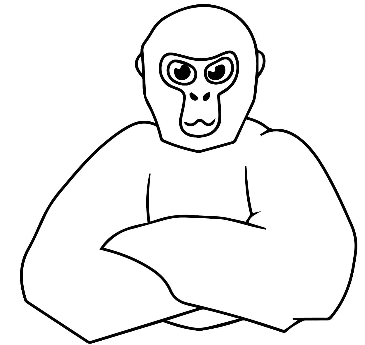 Gorilla Tag coloring pages