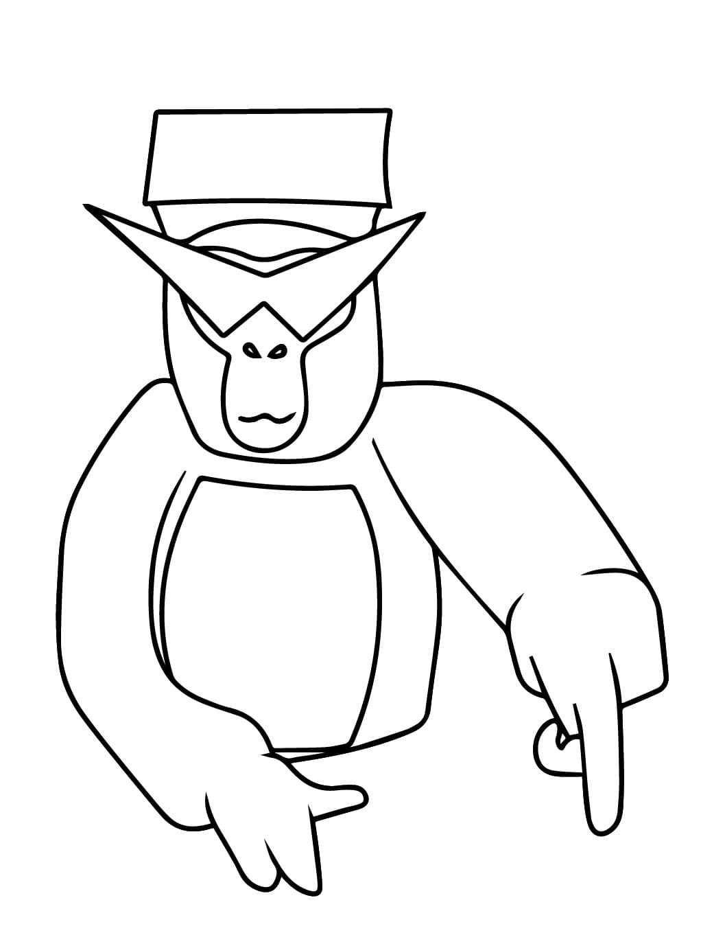 Free Printable Gorilla Tag
