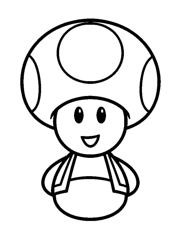 Friendly Toad from Mario