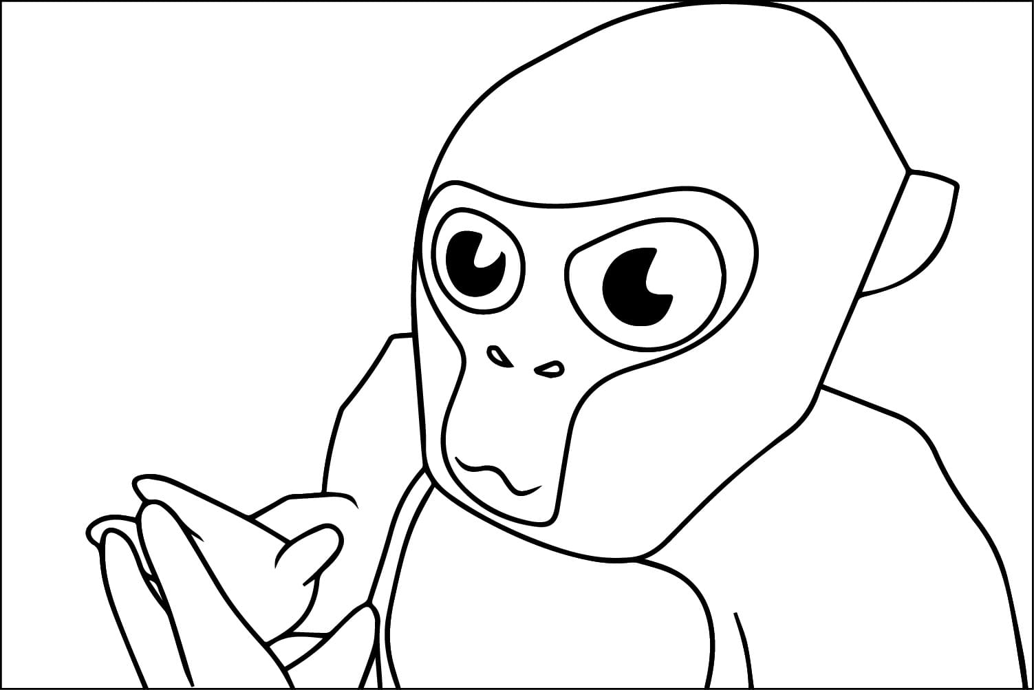 Gorilla Tag Image coloring page