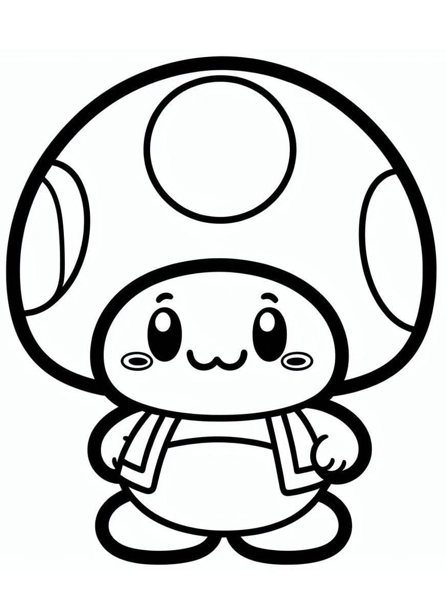 Kawaii Toad from Mario