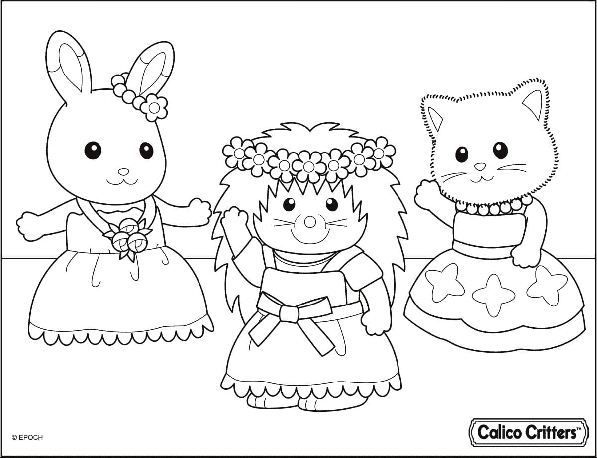 Lovely Calico Critters