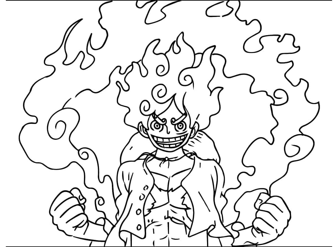 Luffy coloring pages