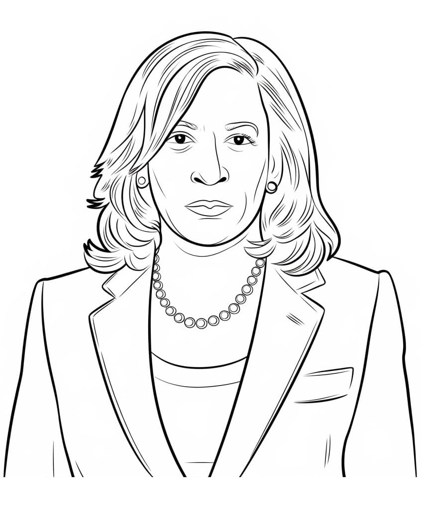 Print Kamala Harris Image