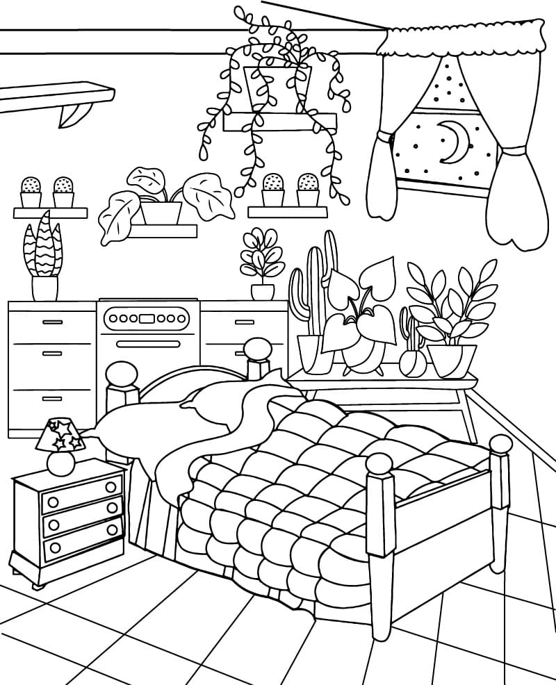 Printable Cozy Room