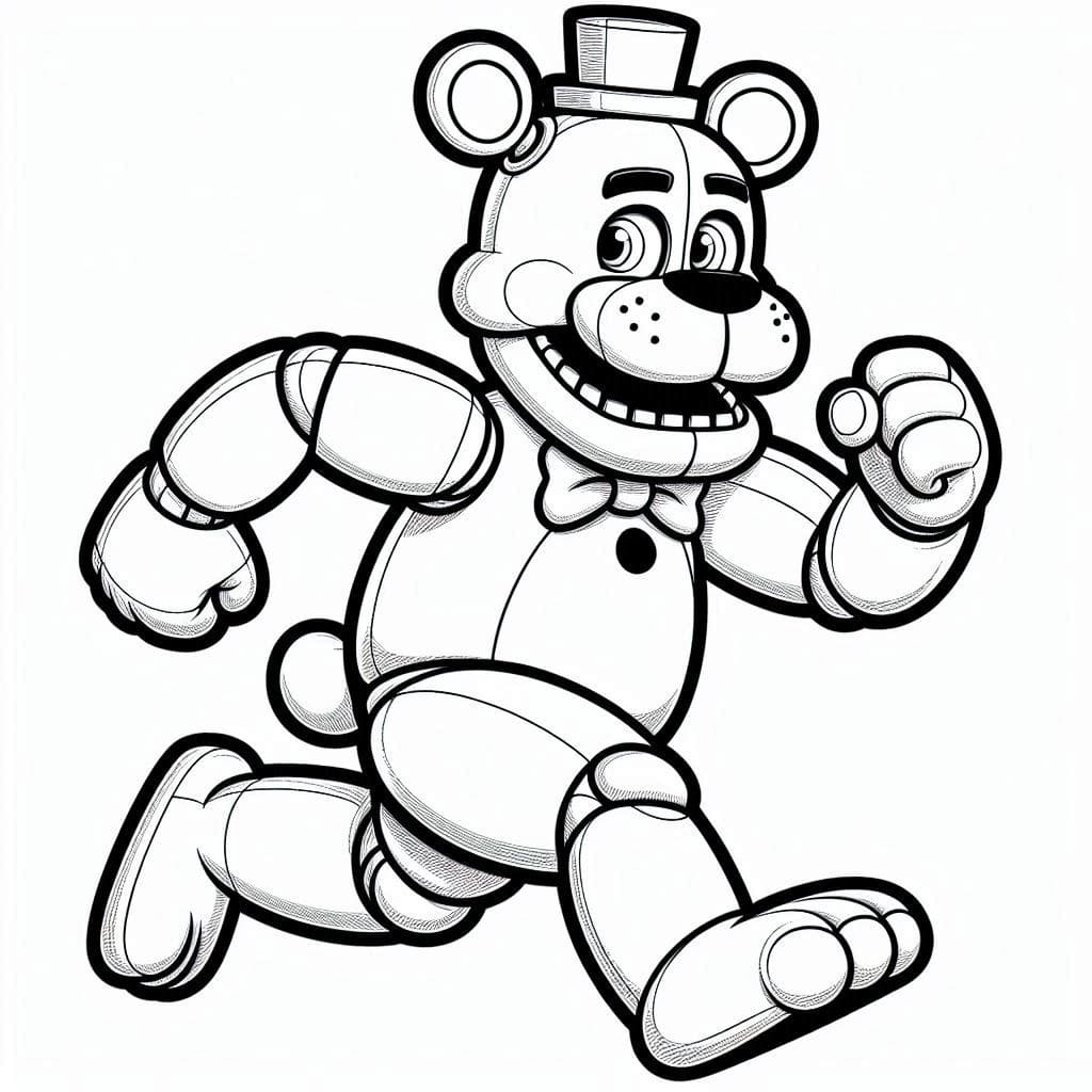 Running Freddy Fazbear