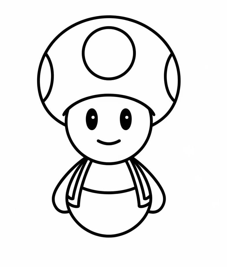 Simple Toad from Mario